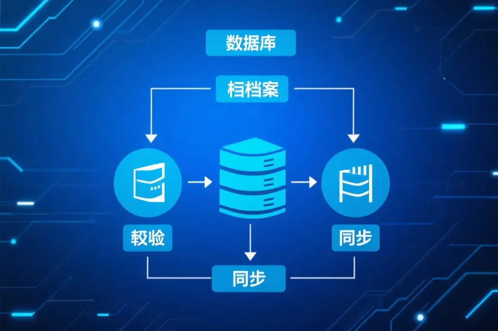数据归档与查询系统流程示意图